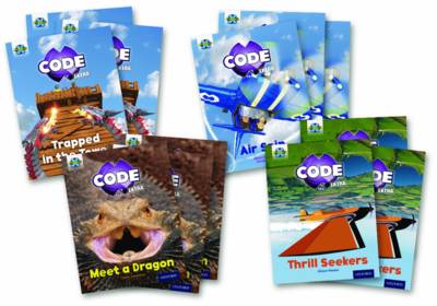 Project X CODE Extra:浅蓝色的书带，牛津四级:龙探索和野外骑行，12个职业包