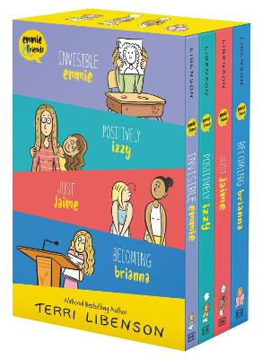 埃米和朋友4本书盒集:隐形埃米，积极伊兹，只是詹姆，成为布里安娜