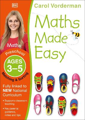 数学变得简单:匹配和排序，3-5岁(学龄前):支持国家课程，数学练习册