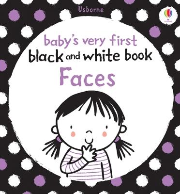 婴儿的第一张黑白书脸