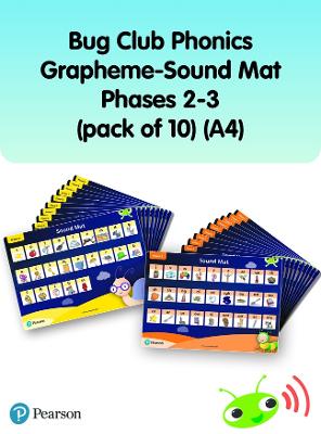 Bug Club Phonics Grapheme-Sound Mats阶段2-3(每包10个)(A4)