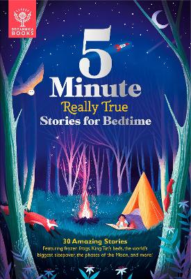 《大英百科全书》5分钟真实的睡前故事:30个惊人的故事:包括冷冻青蛙，图坦卡蒙的床，世界上最大的过夜，月相等等