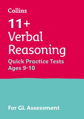 11+ 9-10岁(5年级)口头推理快速练习测试:用于2023年Gl评估测试