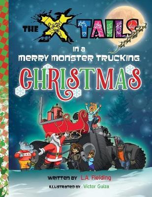 圣诞快乐怪兽卡车公司的x尾裤
