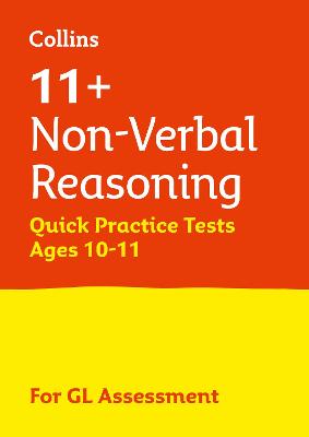 11+非语言推理快速练习测试10-11岁(6年级):用于Gl评估测试